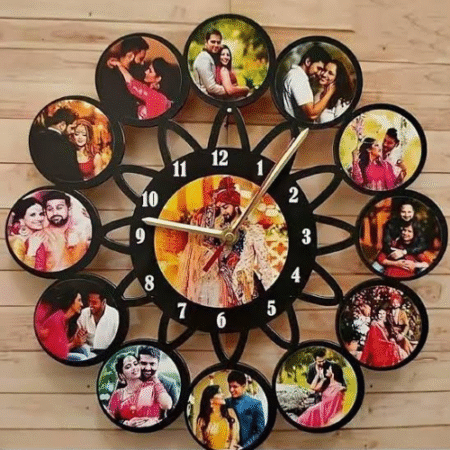 Photo Wall Clock Wheel Edition