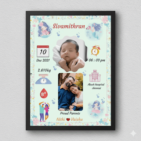 Photo Frame For New Born Baby