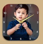 Analog Wall Clocks With Acrylic Photo