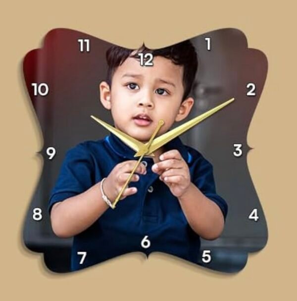 Analog Wall Clocks With Acrylic Photo