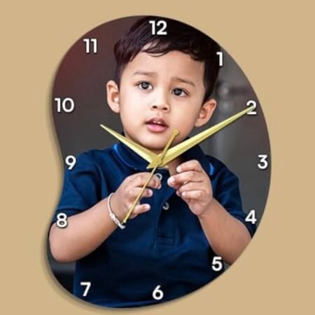 Analog Wall Clocks With Acrylic Photo