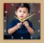 Analog Wall Clocks With Acrylic Photo