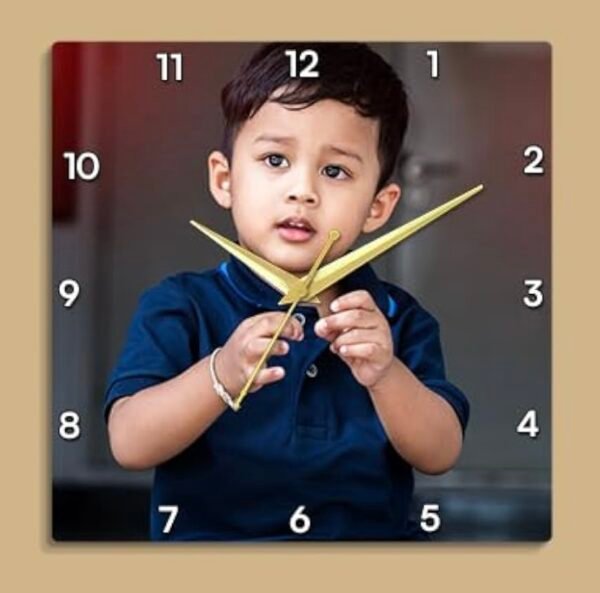 Analog Wall Clocks With Acrylic Photo