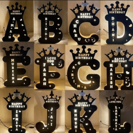 Name Wall Light