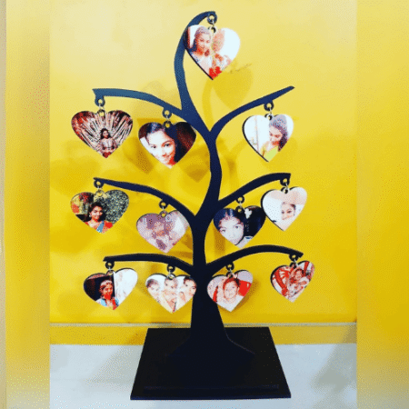 Tree with Hanging Hearts