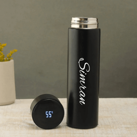 Personalized Smart LED Temperature Bottle