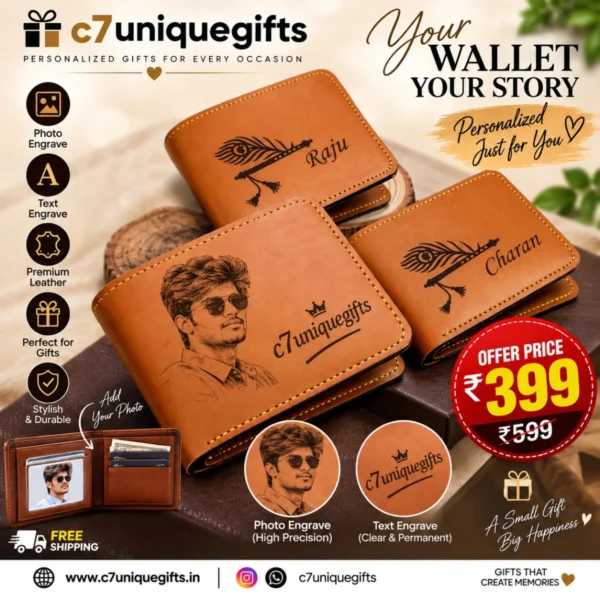 Personalised Engraved Wallet