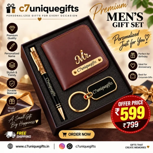 Premium Men's Gift Engraved Gift Set